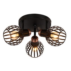 Fantasia Janeiro plafondlamp 3 lichtpunten E14 zwart/brons