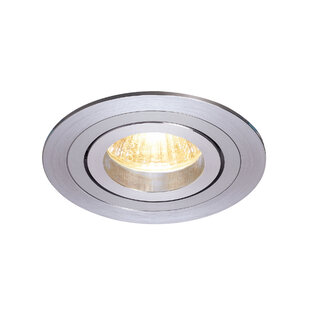 Lina alu inbouwspot LED ROND alu + GU10 5W