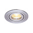 Lina alu recessed spotlight LED ROUND alu + GU10 5W