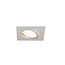 Fantasia Fantasia Lina vierkante inbouwspot in wit aluminium voor GU10-lamp tot 5W, IP20, 90 x 90 mm