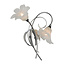 Fantasia Fantasia Tabor wall light chrome with 2x G9 LED fittings, 335 mm high, 2700K warm white light, IP20