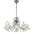 Fantasia Fantasia Tabor pendant light chrome, 8x G9 LED incl. 2700K, diameter 732 mm, height 667 mm, IP20, energy class F