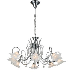 Tabor Pendelleuchte Chrom 8x G9 LED inkl.