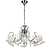 Fantasia Fantasia Tabor lámpara colgante cromo 8x G9 LED incl.