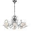 Fantasia Fantasia Tabor pendant light chrome, 8x G9 LED incl. 2700K, diameter 732 mm, height 667 mm, IP20, energy class F