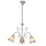 Fantasia Surya luster met 3x E14-fitting, antiek wit stalen frame met glas, max. 40W per lamp, IP20, 587 x 401 mm