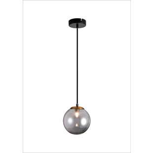 Hasselt black and bronze pendant lamp 1x G9 LED incl.