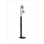 Lampadaire Hasselt 2x G9 LED avec variateur noir mat/bronze avec lampe.