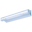 Fantasia Tour LED wall lamp, 5W LED 400 lumen 3000K warm white light, matt silver aluminium, IP20