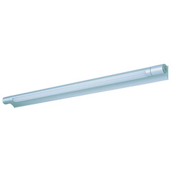 Aplique de baño 18w LED 1076lm 3000K plata mate 93cm