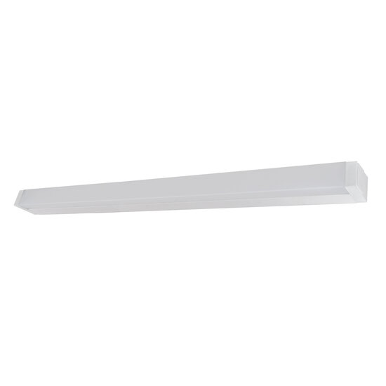 Fantasia Skeeler LED wall light, 18W, 1306 lumen, 3000K warm white light, aluminium and plexi, IP20, 905 x 40 x 58 mm