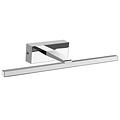Fantasia Fantasia Aline LED wall light in chrome, 8 watts, 369 lumens, 3000K warm white light, IP23 rated for humid rooms.