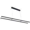 Fantasia Fantasia Lino Doppelpendelleuchte, schwarzes Aluminium, 2x24W, 3290 Lumen, 3000K warmweiß, dimmbar, IP20