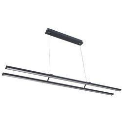 Fantasia Lino LED Pendelleuchte schwarz 2x24W 3290lm 3000K
