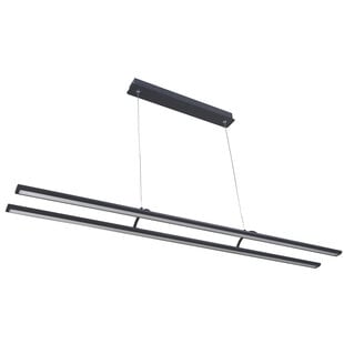 Lino LED Pendelleuchte schwarz 2x24W 3290lm 3000K dimmbar