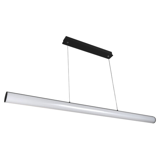 Fantasia Rory enkele hanglamp zwart aluminium, 24W LED, 2535 lumen, 3000K warm wit