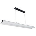 Fantasia Richard lámpara colgante doble negra, 2x24W LED, 5180 lúmenes, 3000K blanco cálido, aluminio, regulable, IP20