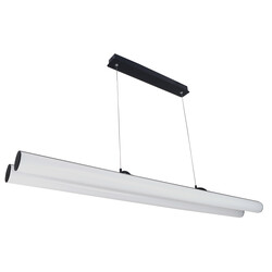 Richard Lámpara colgante doble negro 2x24Wat LED 5180lm 3000K