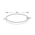 Fantasia Oxus round ceiling lamp white plastic, 30W LED, diameter 300mm, 2700K warm white