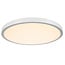 Fantasia Oxus plafón LED redondo blanco - Ø 40 cm, LED integrado 40W, 2700K blanco cálido, regulable, IP20