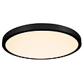 Grand plafonnier rond noir Opium 40W LED 2700K