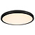 Opium black large round ceiling lamp 40W led 2700K