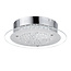 Fantasia Karal runde Deckenleuchte aus Stahl und Glas, 18W LED, 1500 Lumen, 3000K warmweiss
