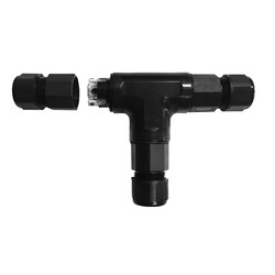 Conector en T impermeable sin tornillos IP68