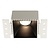 Fantasia Fantasia Casso square trimless recessed spotlight GU10 black
