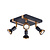 Spot de plafond Robin 4L noir/bronze GU10 LED 5W dim incl.