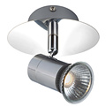 Plafonnier Lorenzo 1xGU10 5W dimmable LED Chrome IP44