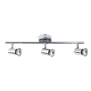 Plafonnier Fantasia Rivera 3xGU10 5W LED dimmable chrome IP44