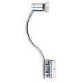 Fantasia Fantasia Lorenzo plafondspot 1-lichts chroom, GU10 LED 5W dimbaar, IP44 vochtbestendig