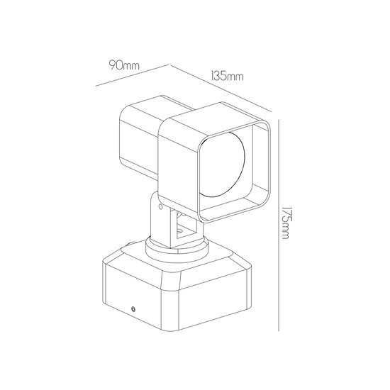 Aplique Hunter 9W LED 3000K IP65