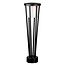 Fantasia Fantasia Molly poste de jardín 7W LED 3000K negro, aluminio, IP65 impermeable para exterior