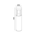 Condor kleiner v2 Gartenmast 7W LED 3000K IP65