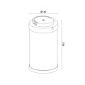 Fantasia Fantasia TULGA rechargeable LED table lamp, 2W, 3000K warm white, IP54, aluminium black, 140x250mm