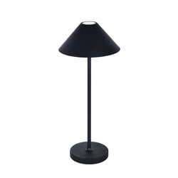 Amuse black LED table lamp 3W 320Lm IP54, rechargeable, battery incl