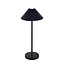 Fantasia Fantasia Amuse rechargeable LED table lamp in black steel and acrylic – 3W, 320 lumen, 3000K, IP54, energy class F
