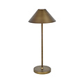 Lampe de table LED Amuse bronze 3W 320Lm IP54, rechargeable, batterie incl.