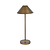 Lámpara de mesa LED Amuse bronce 3W 320Lm IP54, recargable, batería incl.