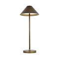 Amuse bronzen LED tafellamp 3W 320Lm IP54, herlaadbaar, batterij incl