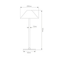 Lampe de table LED Amuse bronze 3W 320Lm IP54, rechargeable, batterie incl.