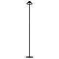 Amuse schwarze LED-Stehleuchte 3W 320Lm IP54, wiederaufladbar, Akku inkl