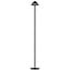 Fantasia Qute LED-Stehleuchte, schwarz, wiederaufladbar mit Akku, 3W, 320 Lumen, 3000K, IP54, Höhe 133 cm