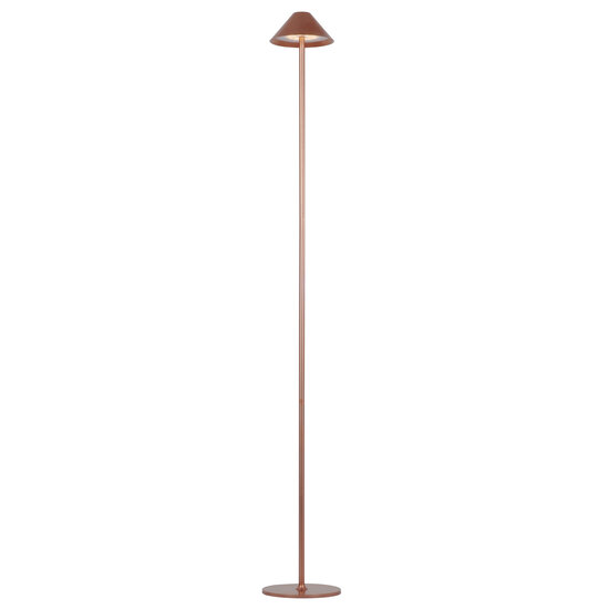 Amuse copper LED outdoor floor lamp 3W 320Lm IP54, rechargeable, battery incl.