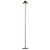 Lámpara de pie de exterior Amuse bronce 3W 320Lm IP54, recargable, batería incl.