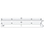 Base en saillie libre de 150 cm pour suspensions 3x, blanc