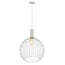 Lampe suspendue Noah blanche et dorée 1xE27 D450xH550