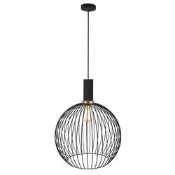Fantasia Noah pendant light steel black-gold E27 Ø450 mm